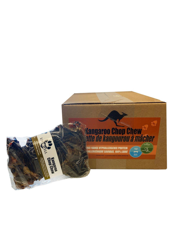 Live Well Pets Friandises à mâcher Kangourou Chop pour chiens