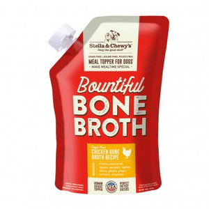 Stella & Chewy's Dog Bountiful Bone Broth Garniture de Repas au Bouillon d'Os de Poulet Pour Chiens