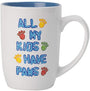 PetRageous Tasse All My Kids Have Paws, Blanche