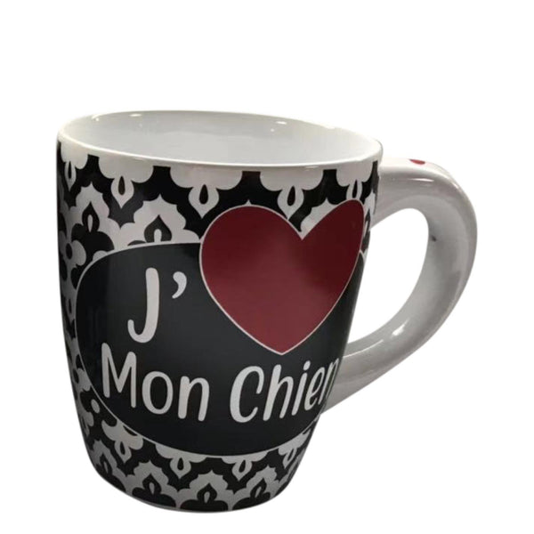 PetRageous J'Aime Mon Chien Jumbo Mug