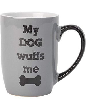 PetRageous My Dog Wuffs Me Mug