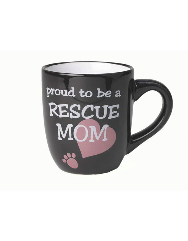 PetRageous Proud To Be A Rescue Mom Mug