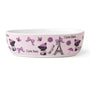PetRageous Bol Ovale J'aime Paris pour Chat, Rose