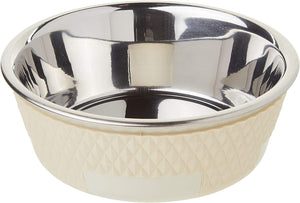 PetRageous Bol pour Animaux Kona, Blanc