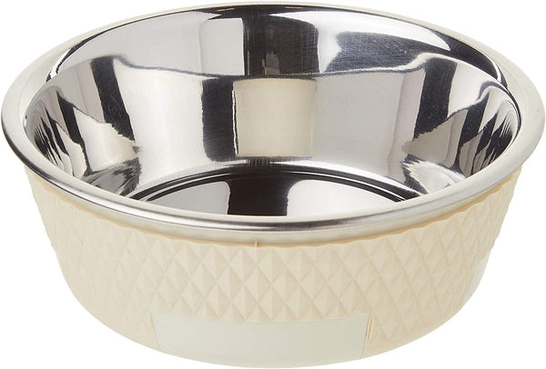 PetRageous Kona Pet Bowl, White