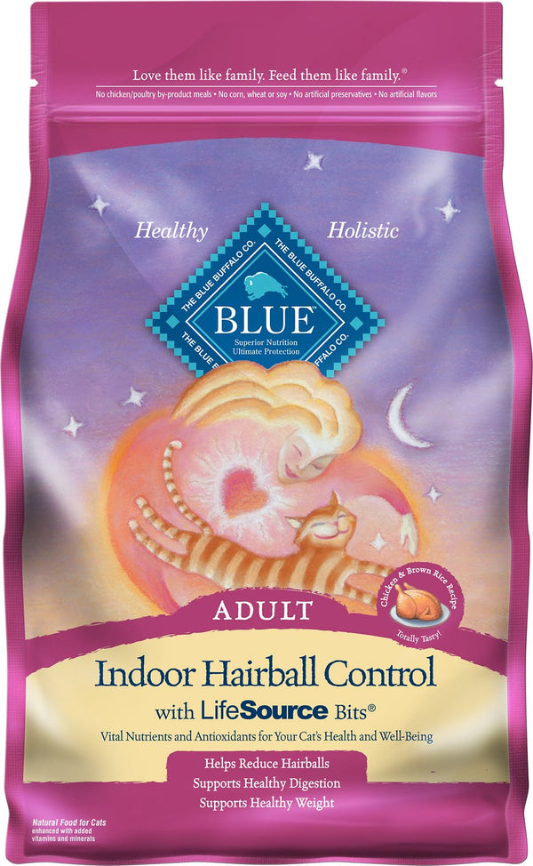 Blue Buffalo Indoor Hairball Control Mature Dry Cat Food