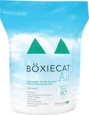 Boxiecat Air Litière premium légère pour chats, agglomérante, légèrement parfumée