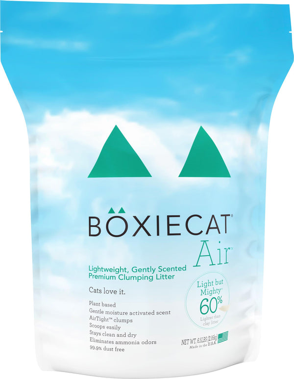 Boxiecat Air Litière premium légère pour chats, agglomérante, légèrement parfumée