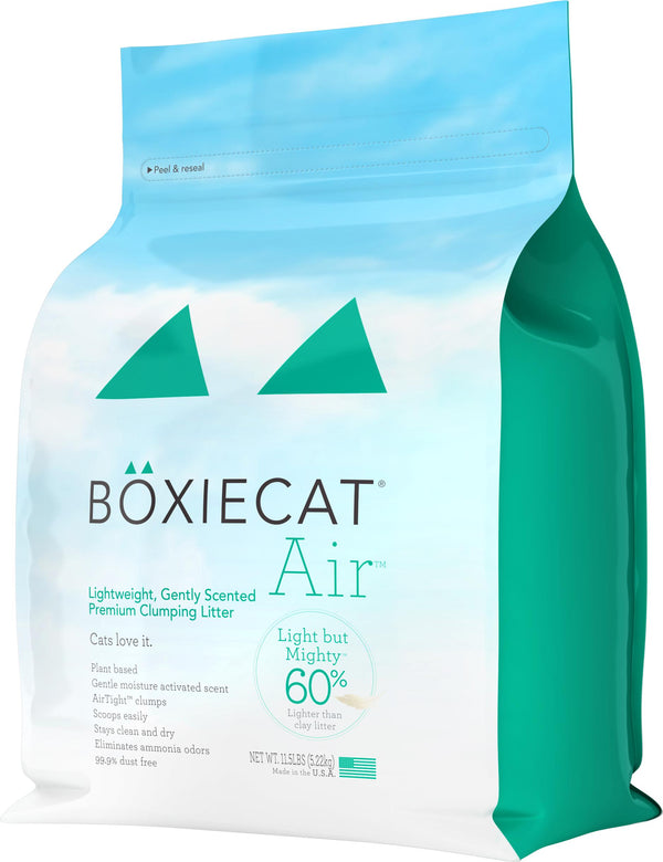 Boxiecat Air Litière premium légère pour chats, agglomérante, légèrement parfumée