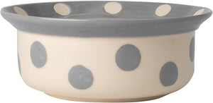 PetRageous Gamelle Polka Paws, Gris