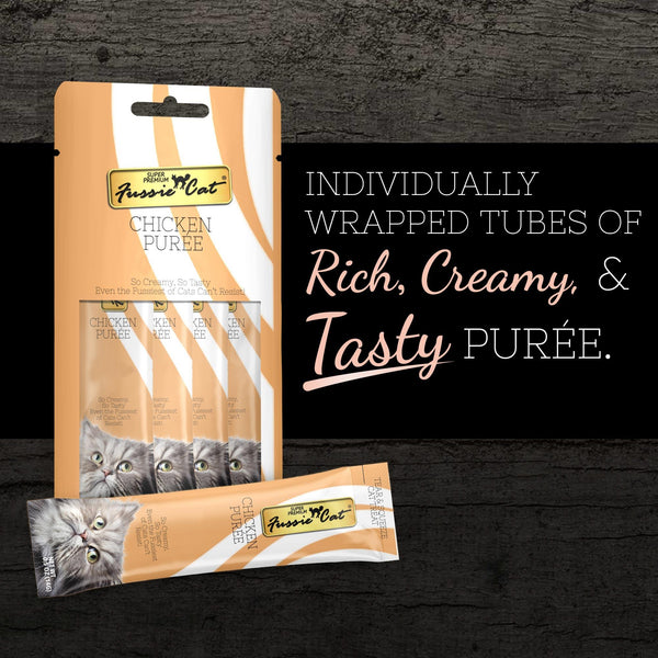 Fussie Cat Chicken Puree Cat Treats