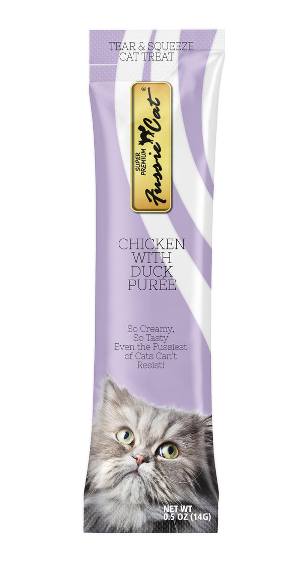 Fussie Cat Chicken with Duck Puree Cat Treats