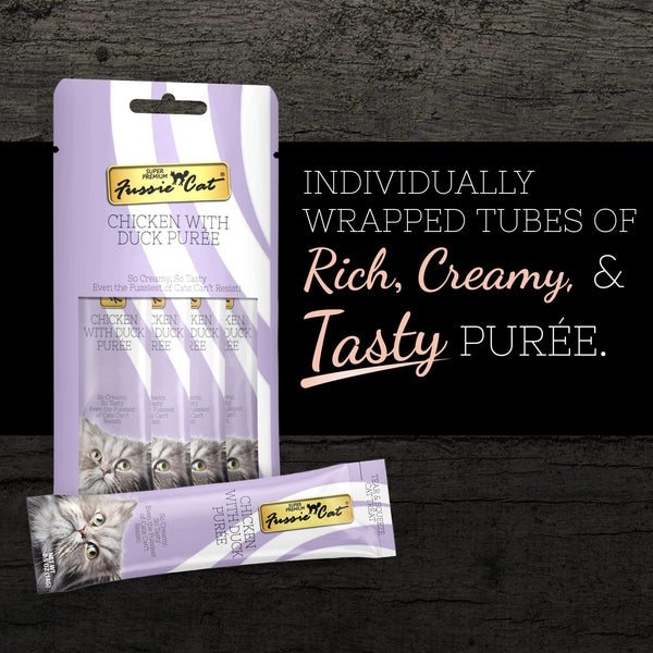 Fussie Cat Chicken with Duck Puree Cat Treats