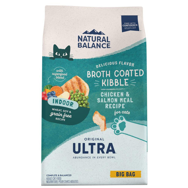 Natural Balance Original Ultra Indoor Chicken & Salmon Meal Recipe Grain-Free Dry Cat Food