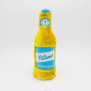 ZippyPaws Happy Hours Crusherz Water Bottle Pilsner Dog Toy