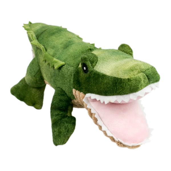 Tall Tails Crunch Gator Dog Toy, 15-in