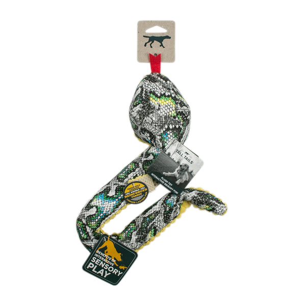 Tall Tails Crunch Snake Dog Toy, 23-in