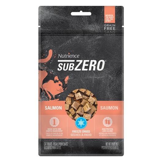 Gâteries lyophilisées Nutrience SubZero au saumon pour chats