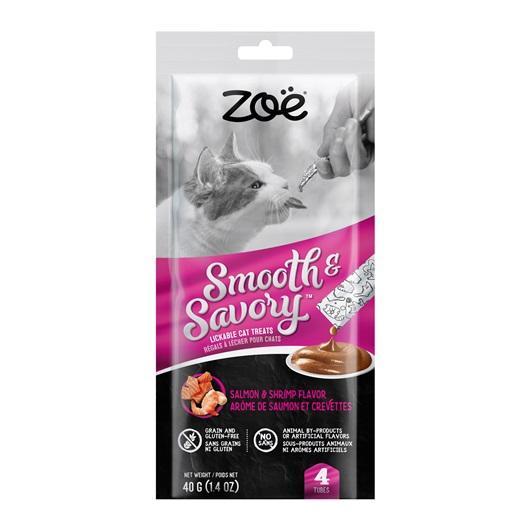Zoe Smooth & Savory Salmon & Shrimp Lickable Cat Treats