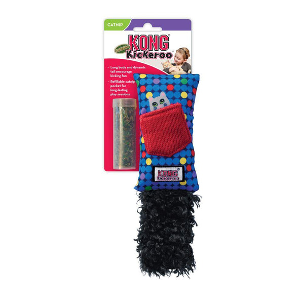 KONG Kickeroo Refillable Cat Toy, Assorted