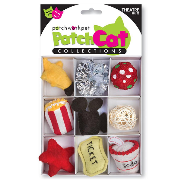 Patchwork Pet PatchCat Collections Theatre Box Cat Toy