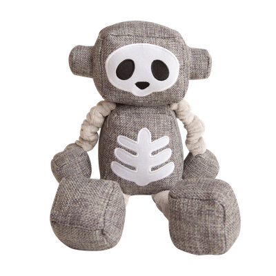 SnugArooz Skel-O-Bot Dog Toy, 13-in