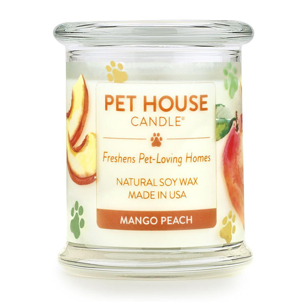 Pet House Year Round Mini Candle, Mango Peach, 1.5-oz