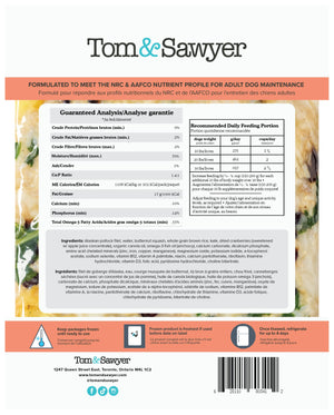 Tom&Sawyer Fisherman's Best Friend Frozen Dog Food