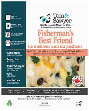 Tom&Sawyer Fisherman's Best Friend Frozen Dog Food