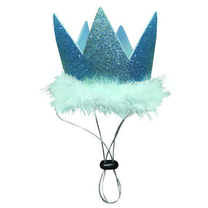 Huxley & Kent Party Crown for Pets, Blue