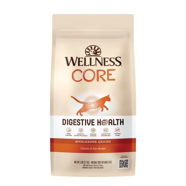 Wellness CORE Digestive Health Chicken & Rice Dry Cat Food
