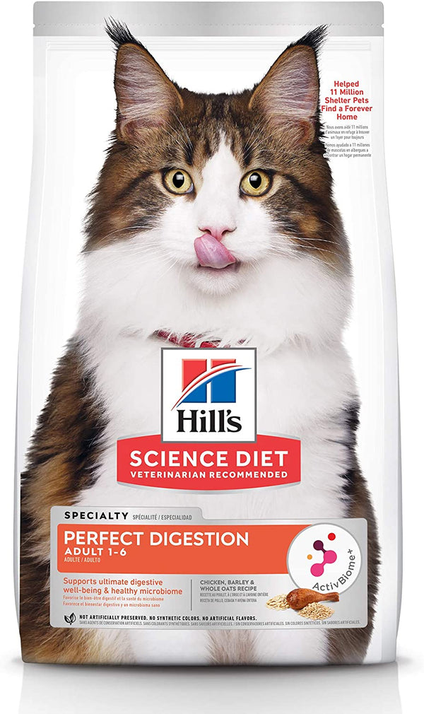 Hill's Science Diet Adult Perfect Digestion Chicken Cat Dry Food