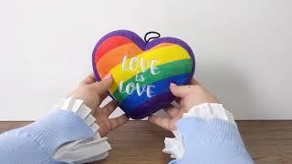 Huxley & Kent Heart Dog Toy, Pride