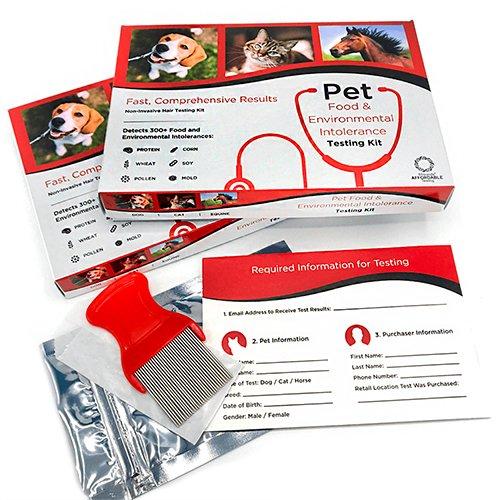 Kit 5strands pour tests d’intolérances alimentaires et environnementales chez les animaux.