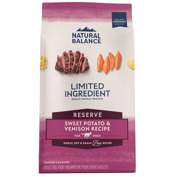 Natural Balance Limited Ingredient Reserve Sweet Potato & Venison Recipe Grain-Free Dry Dog Food