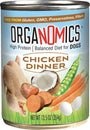 Organomics Chicken Dinner Pate Wet Dog Food Can