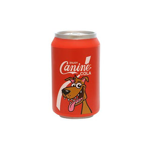 Silly Squeaker Soda Can Canine Cola Dog Toy