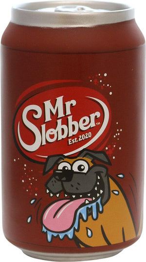 Silly Squeaker Soda Can Mr. Slobber Dog Toy