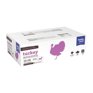Healthy Paws Big Box Dinners Dinde & Légumes Nourriture crue congelée pour chiens