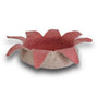 Dharma Dog Karma Cat Petal Wool Basket Pet Bed, Rose