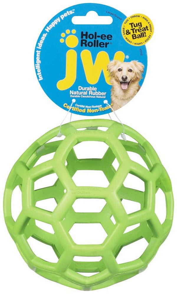 JW Pet Hol-ee Roller Dog Toy, Color Varies