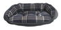 Bowsers Crescent Pet Bed, Greystone Tartan