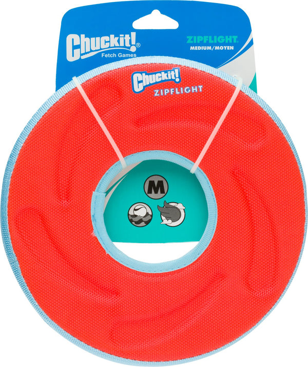 Chuckit! Zipflight Disc Dog Toy, Color Varies