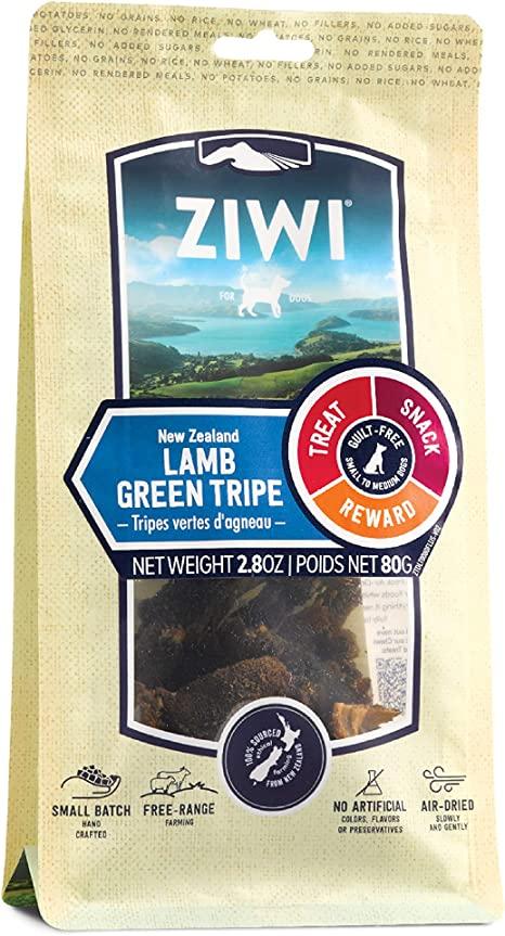 ZIWI Lamb Green Tripe Air-Dried Dog Treats, 2.8-oz|80-g