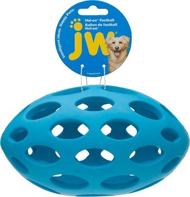 JW Pet Hol-ee Football Dog Toy, Color Varies