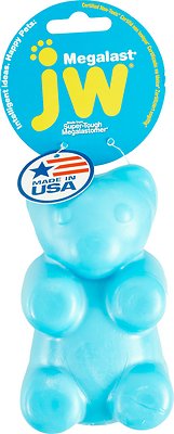 JW Pet Jouet pour chien Megalast Ours, Couleur variable