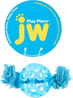 JW Pet Play Place Lattice Dog Ball, Couleur variable
