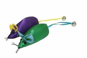 Multipet Mouse with Bell Cat Toy, Color Varies