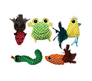 MultiPet Knobby Knits Catnip Cat Toy, Characters Varies