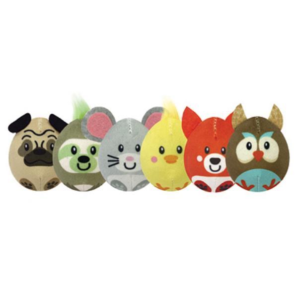 Multipet Jouet pour chat Catnip Buddies, personnage variable